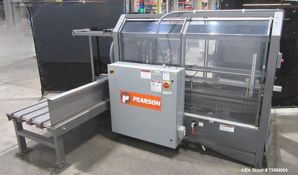 Pearson #CE25-T, Case Erector w/ Tape Sealer, 460 V., 0.5 HP, 25 CPM, AB PLC, 2" tape - Image 4