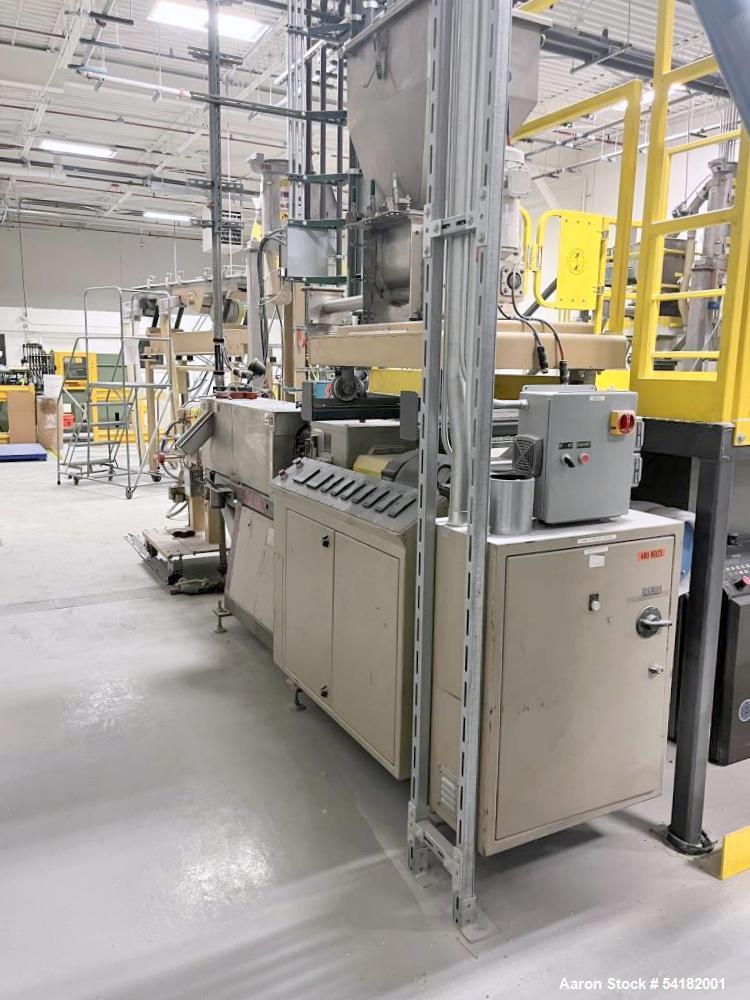Farrel #FTX-80, Co-Rotating Twin Screw Extruder, Gala Pelletizer & Acrison Feeder - Image 4