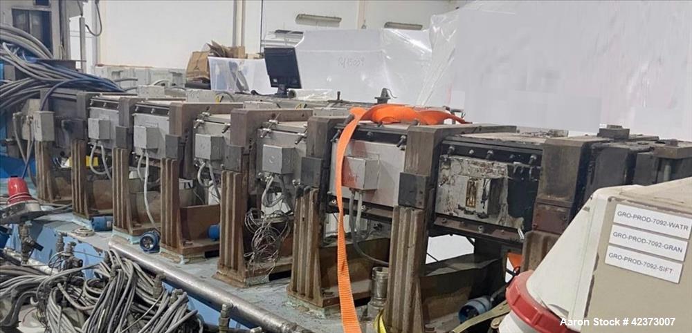 3.5" Theysohn #TSK-090, twin screw co-rotating compounding line, 36:1 L/D, 300 RPM, 1,102 lb/hr, underwater - Image 3