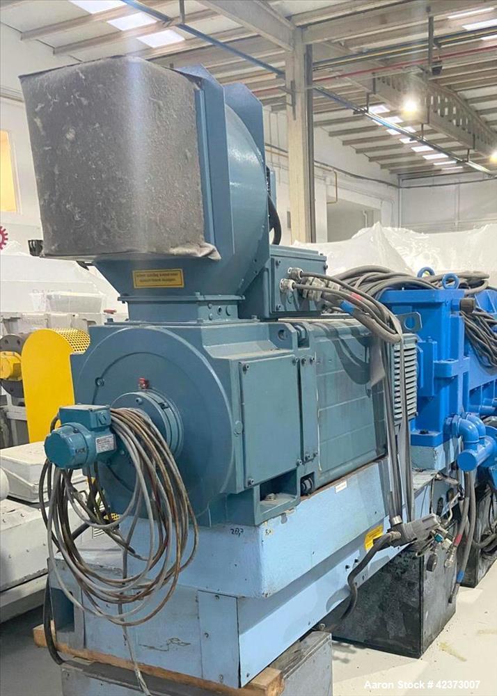 3.5" Theysohn #TSK-090, twin screw co-rotating compounding line, 36:1 L/D, 300 RPM, 1,102 lb/hr, underwater - Image 5