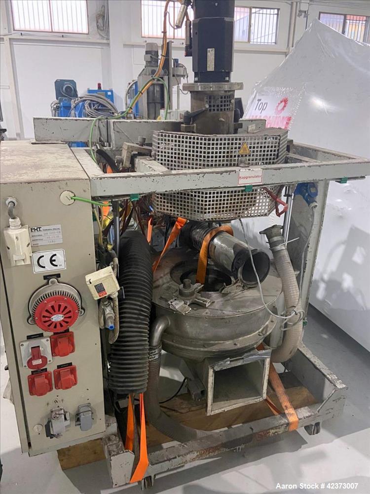 3.5" Theysohn #TSK-090, twin screw co-rotating compounding line, 36:1 L/D, 300 RPM, 1,102 lb/hr, underwater - Image 7