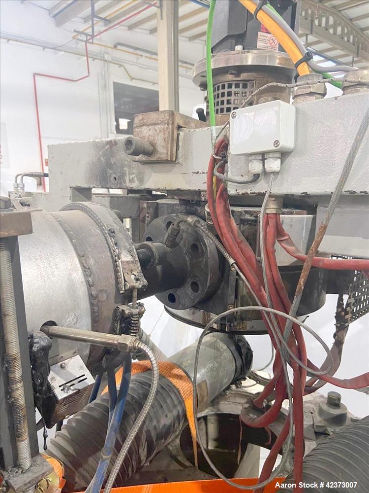 3.5" Theysohn #TSK-090, twin screw co-rotating compounding line, 36:1 L/D, 300 RPM, 1,102 lb/hr, underwater - Image 8