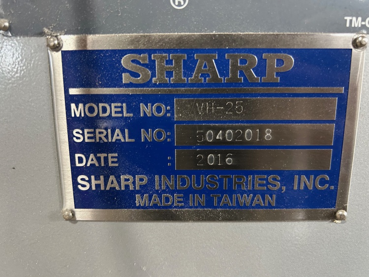Sharp #VH25, combination vertical/horizontal palin milling machine, 10" x56" table, 5 HP, 2016 - Image 10