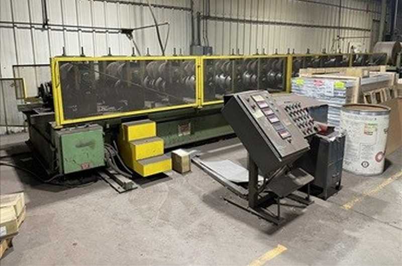 12 Stand, Bradbury Rollforming Line, 4" arbor, 30" roll space, 80 FPM, 110' overall, 60" outside dimension - Image 3