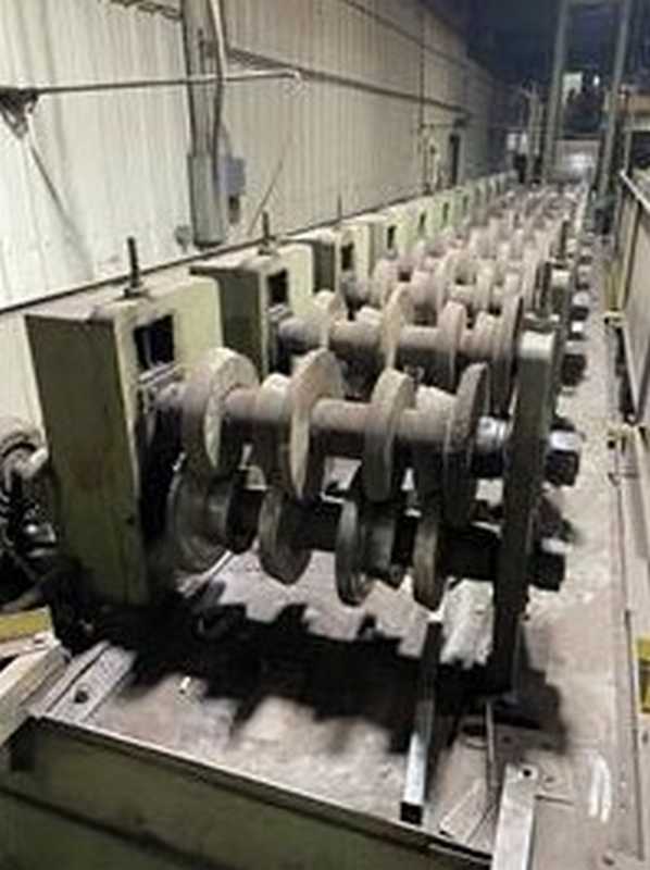 12 Stand, Bradbury Rollforming Line, 4" arbor, 30" roll space, 80 FPM, 110' overall, 60" outside dimension - Image 4