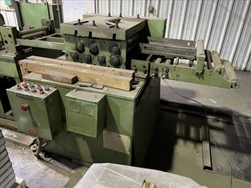 12 Stand, Bradbury Rollforming Line, 4" arbor, 30" roll space, 80 FPM, 110' overall, 60" outside dimension - Image 8