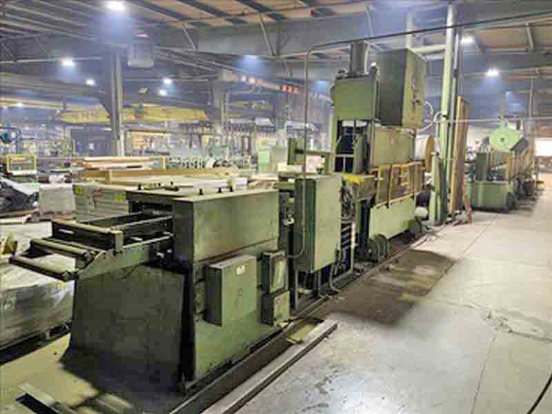 12 Stand, Bradbury Rollforming Line, 4" arbor, 30" roll space, 80 FPM, 110' overall, 60" outside dimension - Image 10