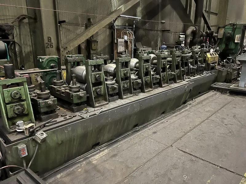 .300" Turek & Heller, Tube Mill Line, Stainless Steel, 5" thick, 2 FPM, w/ tooling - Image 1