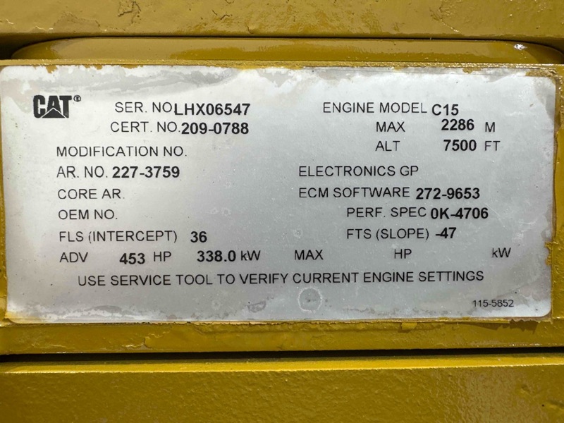 453 HP Caterpillar #C-15, Engine, warranty - Image 3