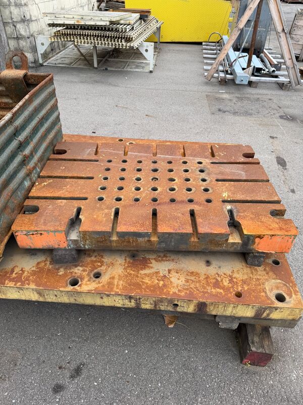42" width x 27" L x 4" H T-Slotted Bolster Plate - Image 2