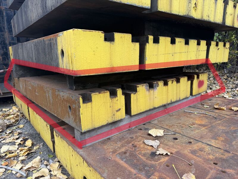 51" width x 65" L x 7" H T-Slotted Bolster Plate - Image 2