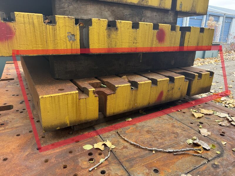 51" width x 65" L x 7" H T-Slotted Bolster Plate - Image 3