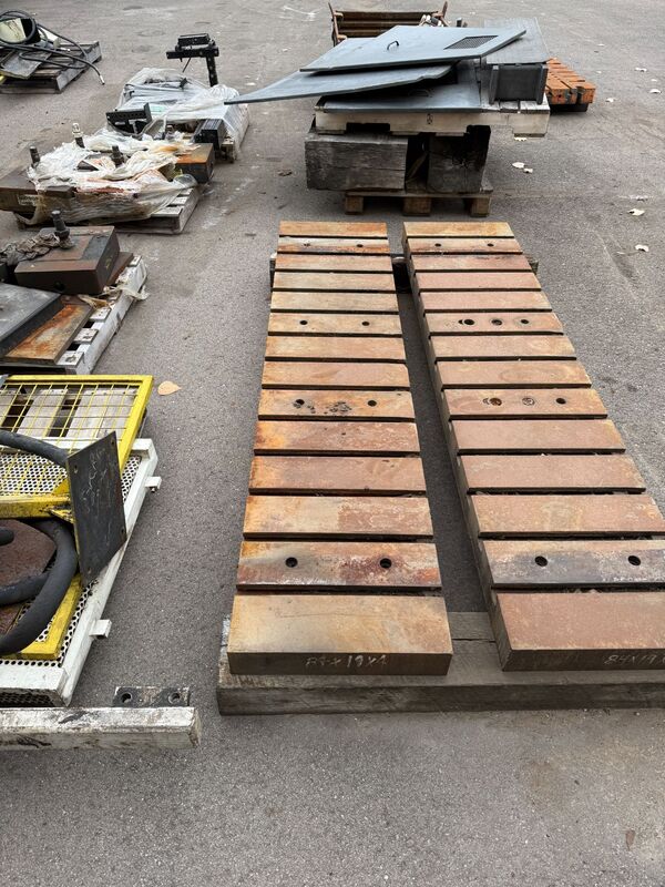 19" L x 84" width x 4" H T-Slotted Bolster Plate (2 available) - Image 4