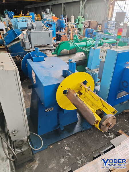 6000 lb. Coe Press Equipment #CPR-DE-6024, double end coil reel, 24" width, 1984 - Image 1