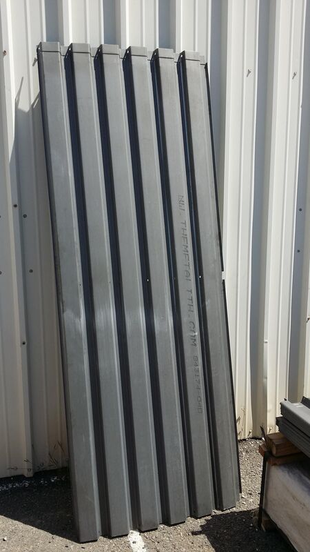 Medalith #YCL-2080, 24" x 8' metal barrier fen, b-deck roofing sheets & siding - Image 2