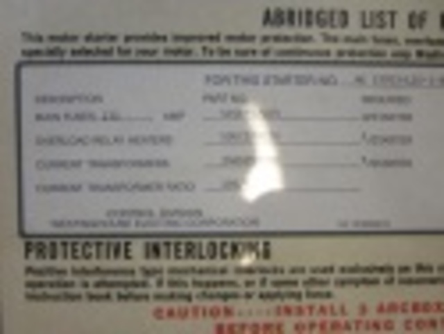 200 HP Westinghouse, FVNR, SJA, 2400 Volts, #MVS4296 - Image 4