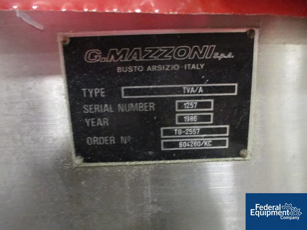 Mazzoni #TVA/A, Billet Log Cutter, 4.5" centers, 9" center logs, 1986 (2 available) - Image 2