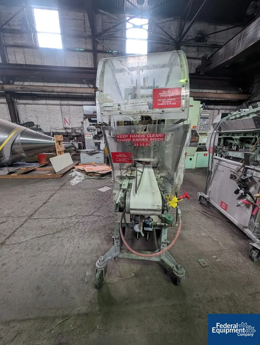 Mazzoni #TVA/A, Billet Log Cutter, 4.5" centers, 9" center logs, 1975 - Image 3