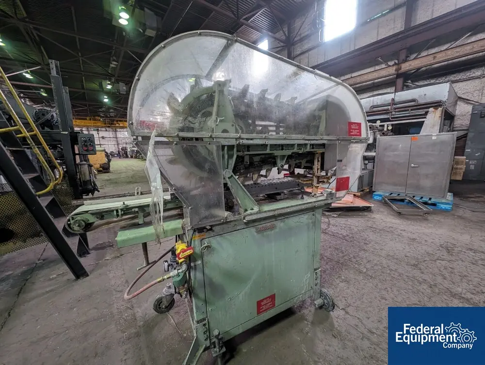 Mazzoni #TVA/A, Billet Log Cutter, 4.5" centers, 9" center logs, 1975 - Image 4
