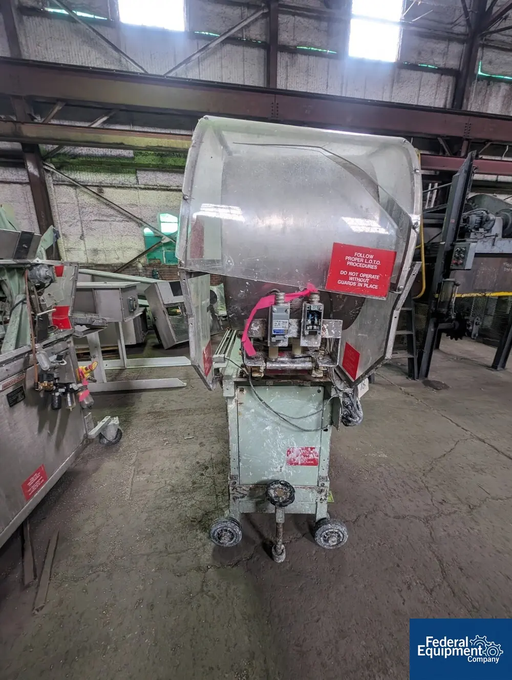 Mazzoni #TVA/A, Billet Log Cutter, 4.5" centers, 9" center logs, 1975 - Image 5