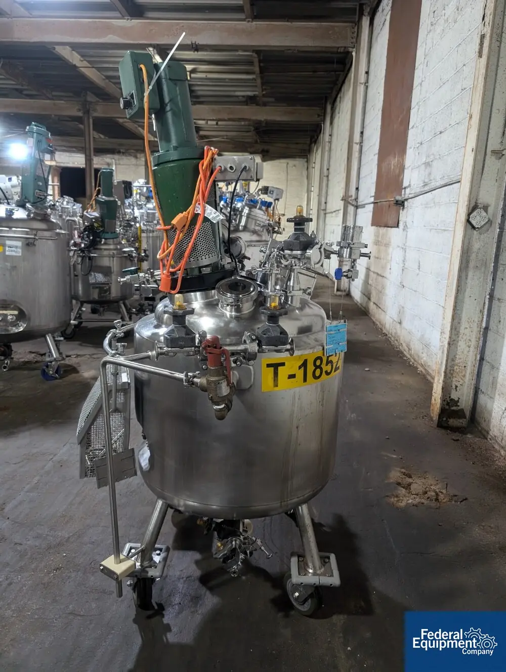 40 gallon Precision, Reactor, 316 Stainless Steel, 29" diameter x 24" straight side, dish top & bottom, 45 - Image 3