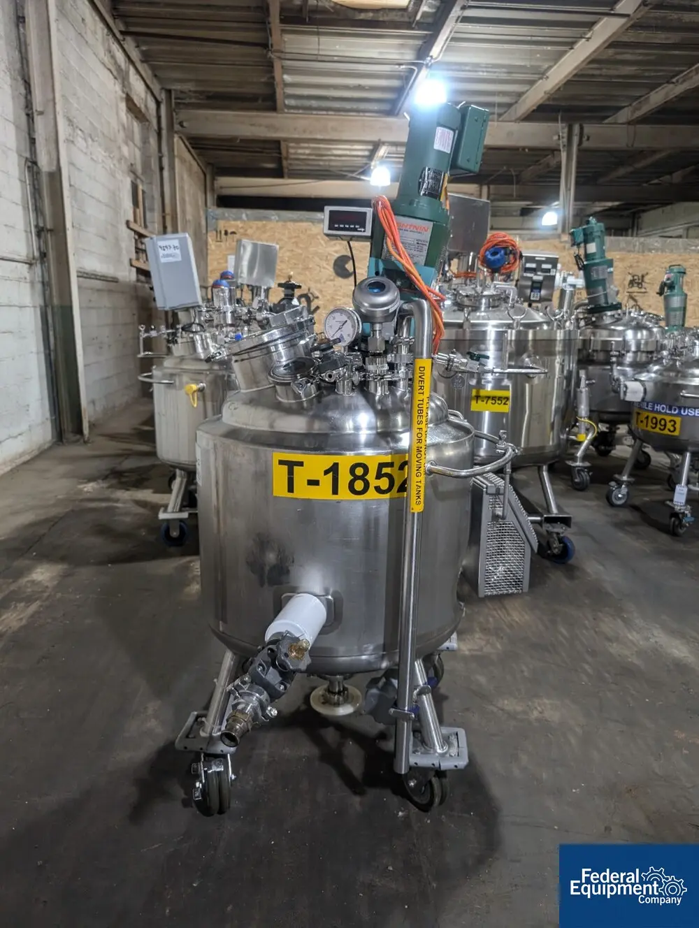 40 gallon Precision, Reactor, 316 Stainless Steel, 29" diameter x 24" straight side, dish top & bottom, 45 - Image 5