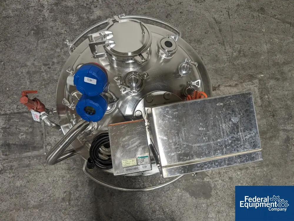 53 gallon Precision, Reactor, 316 Stainless Steel, 28" diameter x 17" straight side, dish top & bottom, 45 - Image 6