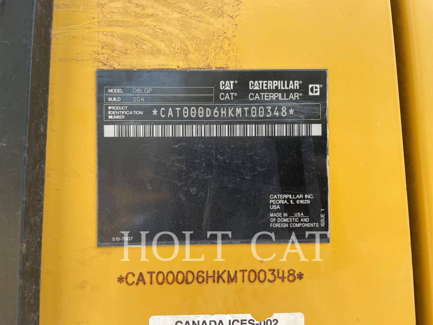 Caterpillar D6-20 LGP, Crawler Dozer, 4021 hours, S/N: KMT00348, 2019 - Image 6