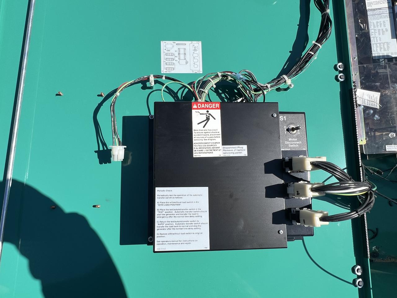 800 Amp. Onan, Cummins #OTD-3383515, automatic transfer switch, Nema 1, 480 Volts, 1999 - Image 10