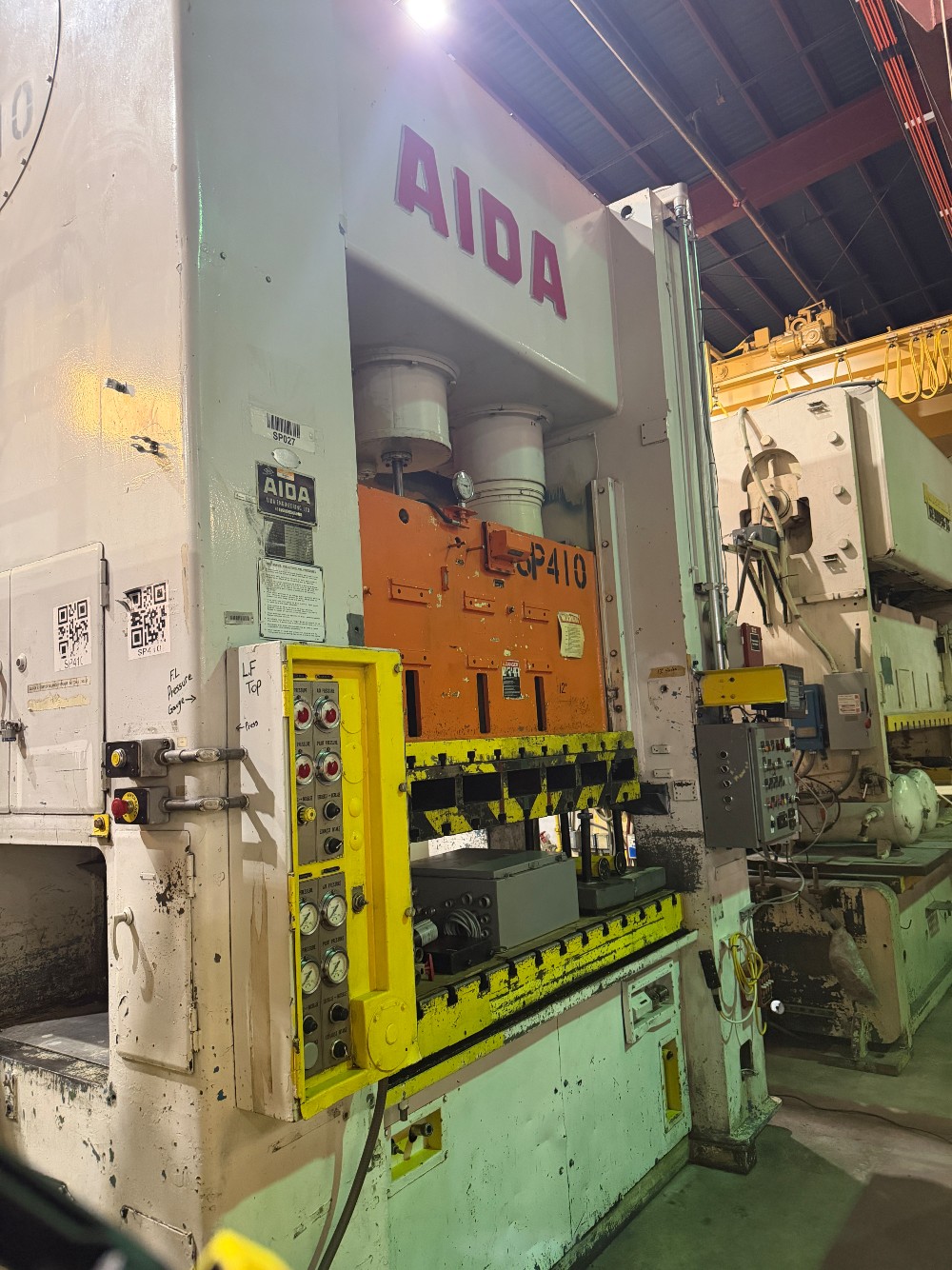 220 Ton, Aida #PD-20, 78.7" x 48", 11.8" Stroke, 24.4" Shut Height, 34 SPM - Image 3