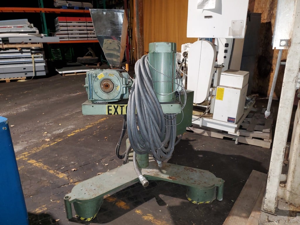 1.25" Davis Standard #DS-125, plastic extruder, 24:1 L/D, 15:1 G/B ratio, 5 HP DC motor, 1991 - Image 7