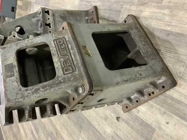 16" DeVlieg, T-slotted angle plates, cast iron construction, stackable, set of 2 - Image 4