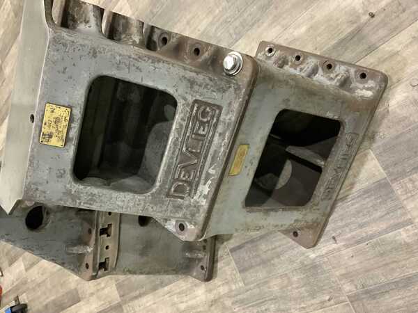 16" DeVlieg, T-slotted angle plates, cast iron construction, stackable, set of 2 - Image 8