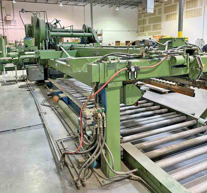 60" x .135" Paxson, Cut-To-Length line, 40000 lb., 20-24" ID, RL, 220 KVA, 480 V., 1976 - Image 8