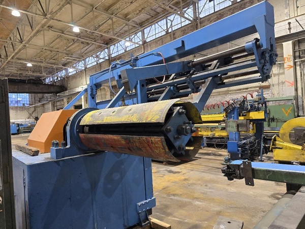 30000 lb. Rowe, Uncoiler, 56" width, 18.5"-24.5" expanding drum - Image 2