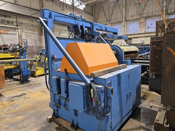 30000 lb. Rowe, Uncoiler, 56" width, 18.5"-24.5" expanding drum - Image 4