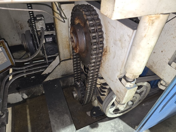 30000 lb. Rowe, Uncoiler, 56" width, 18.5"-24.5" expanding drum - Image 5