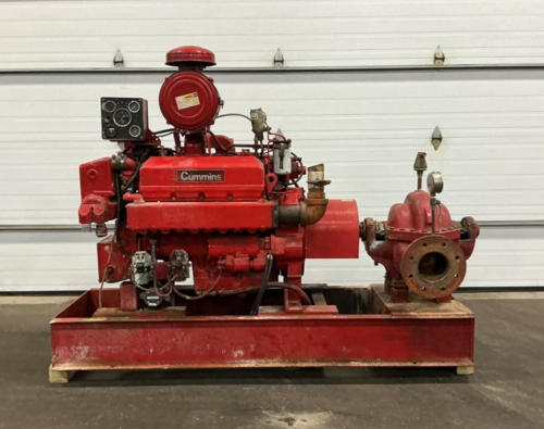 1500 GPM, Cummins, Aurora #5-481-1D, centrifugal fire pump, 6" x 5", 100 psi, 3300 RPM - Image 2