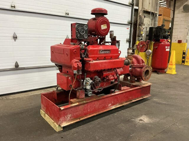 1500 GPM, Cummins, Aurora #5-481-1D, centrifugal fire pump, 6" x 5", 100 psi, 3300 RPM - Image 4