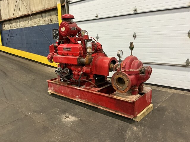 1500 GPM, Cummins, Aurora #5-481-1D, centrifugal fire pump, 6" x 5", 100 psi, 3300 RPM - Image 9