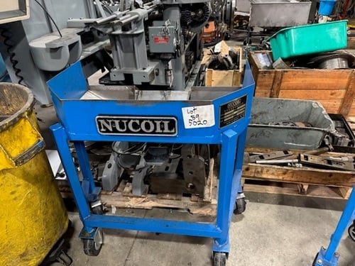 Nucoil, cnc computerized spring machin, with horizontal unwinder - Image 8