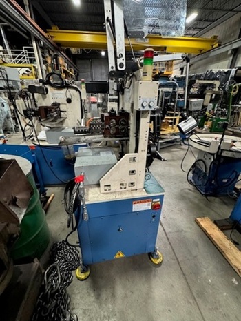 Nucoil, cnc computerized spring machin, with wire dereeler & Dorner conveyor - Image 1
