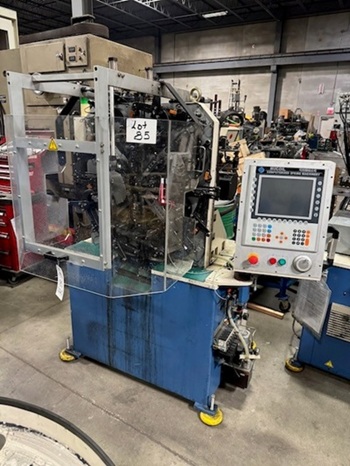 Nucoil, cnc computerized spring machin, with wire dereeler & Dorner conveyor - Image 8