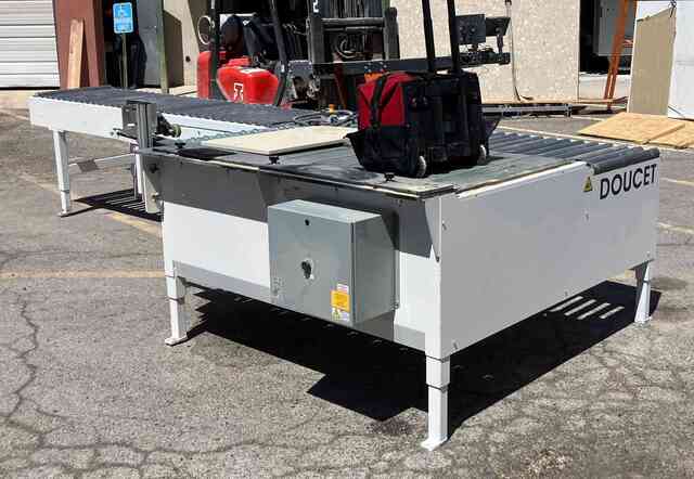 24" wide, Doucet #FB-24-5-15-G, Return Conveyor, 230 V., 3ph, 2022 - Image 4