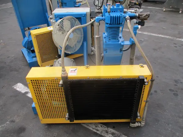 15 HP Hycomp #2AN10C-B21-ALMV9-20/15D, Boost Compressor, Nitrogen/Air/Gas Pressure Booster, 1760 RPM - Image 2