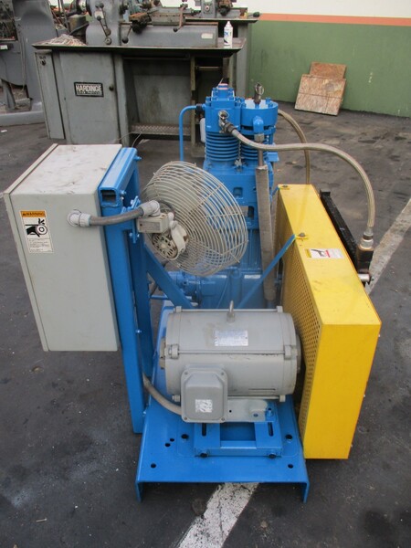 15 HP Hycomp #2AN10C-B21-ALMV9-20/15D, Boost Compressor, Nitrogen/Air/Gas Pressure Booster, 1760 RPM - Image 5