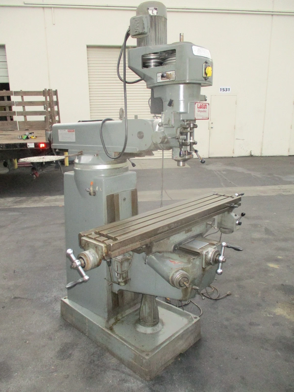 Lagun #FT-2S, Vertical Milling Machine w/DRO & Power Feed, 3000 RPM - Image 7