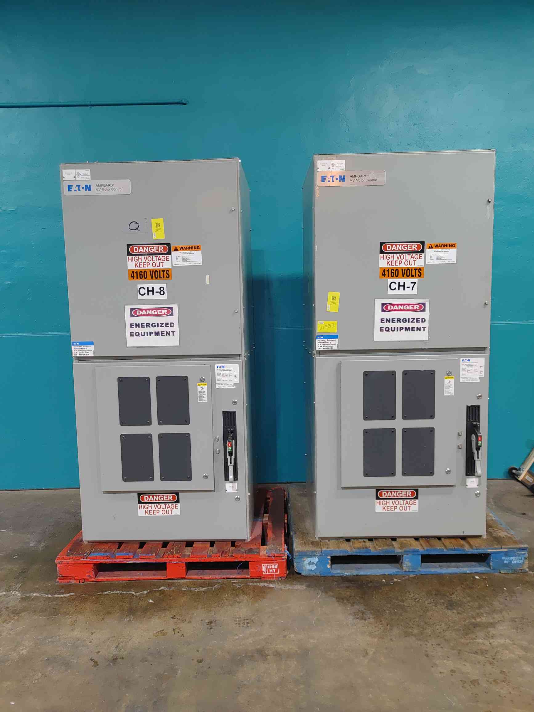 Eaton #AmpGard, medium voltage motor cont, NEMA 1, 7200/4160 Volts, 50 KA, CVST (2 available), 2017 - Image 1
