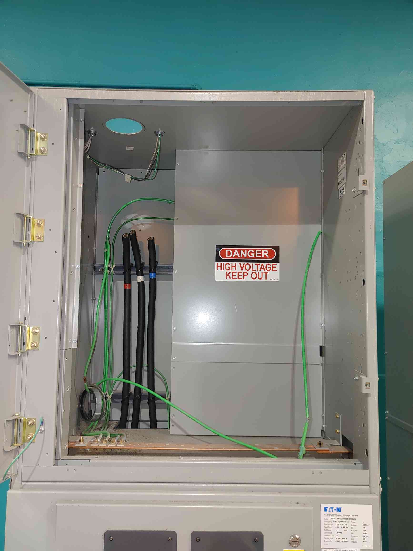 Eaton #AmpGard, medium voltage motor cont, NEMA 1, 7200/4160 Volts, 50 KA, CVST (2 available), 2017 - Image 10