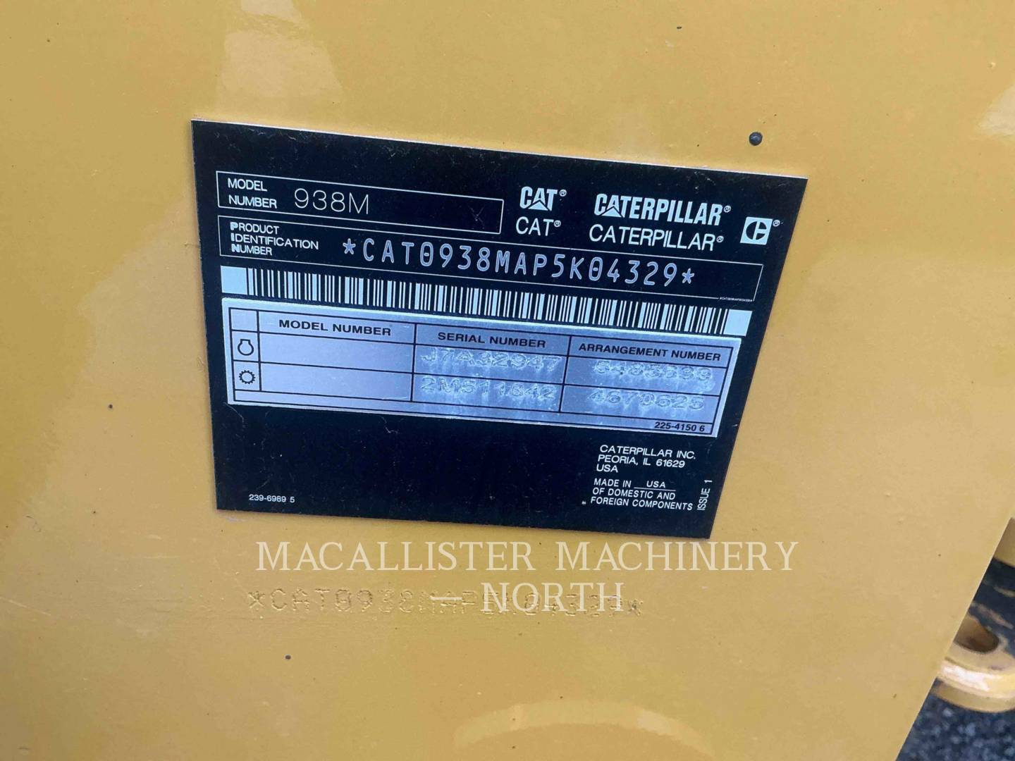 Cat 938M, Wheel Loader, 1598 hours, S/N: P5K04329, 2024 - Image 6